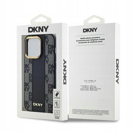 Etui do iPhone 14 Pro Max DKNY Leather Checkered Mono Pattern MagSafe na Arena.pl