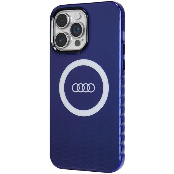 Etui Audi do iPhone 14 Pro Max, Niebieski, MagSafe zdjęcie 2