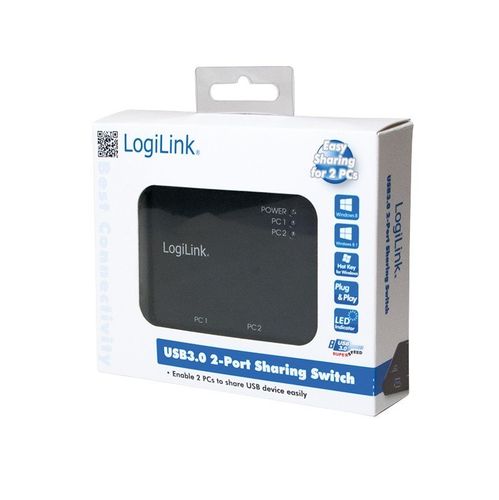 Przełącznik 2xUSB3.0, czarny na Arena.pl