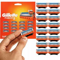 GILLETTE FUSION 5 WKŁADY NOŻYKI OSTRZA DO GOLENIA MASZYNKI ORYGINALNE 16SZT