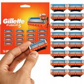 GILLETTE FUSION 5 WKŁADY NOŻYKI OSTRZA DO GOLENIA MASZYNKI ORYGINALNE 16SZT
