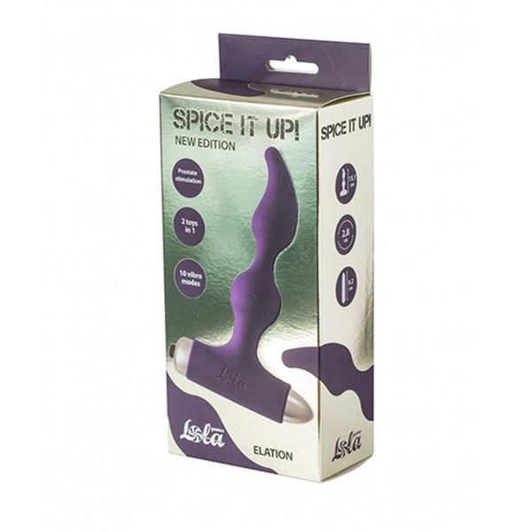 Vibrating Anal Plug Spice It Up New Edition Elation Ultraviolet zdjęcie 2