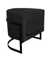 Fotel Glamour podstawa czarna MG19