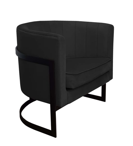 Fotel Glamour podstawa czarna MG19 zdjęcie 1