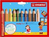 kredki stabilo woody 3 w 1 etui 10szt