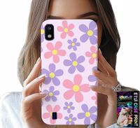 ETUI DO SAMSUNG A10 - KOLOROWE STOKROTKI, STOKROTKA, KWIATKI