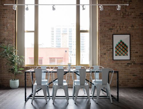 Krzesło Paris białe inspirowane Tolix na Arena.pl