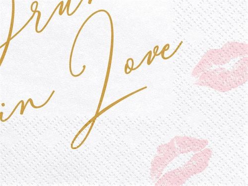 Serwetki Drunk in love, 33x33cm na Arena.pl