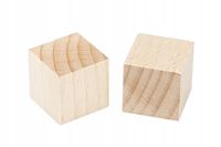 KOSTKA drewniana klocki surowe 20x20mm 20szt.