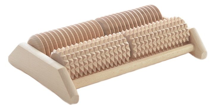 Masażer Receptor Drewniany do Stóp Ruchomy PL zdjęcie 4