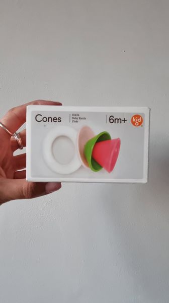 Kid O : Grzechotka Cones różowa zdjęcie 1