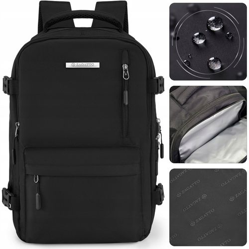 Plecak podróżny 40x25x15 do samolotu RYANAIR lekki bagaż podręczny ZAGATTO na Arena.pl