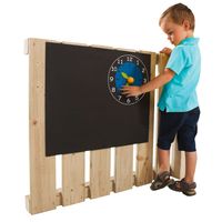 Tablica z zegarem na plac zabaw