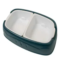 Podwójna miska 2x0.5l na wodę i karmę dla psa kota wyjmowane miski