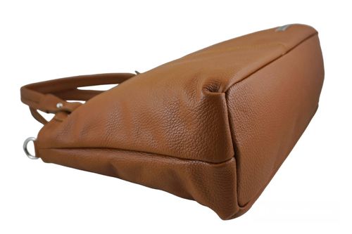 Codzienna duża torebka damska - Brązowa jasna na Arena.pl