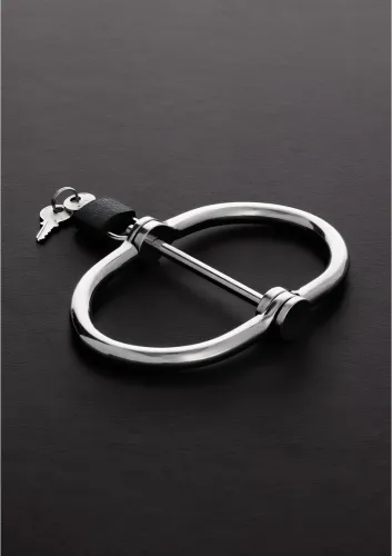 mood d-handcuffs stalowe kajdanki z zaokrąglonymi krawędziami na Arena.pl