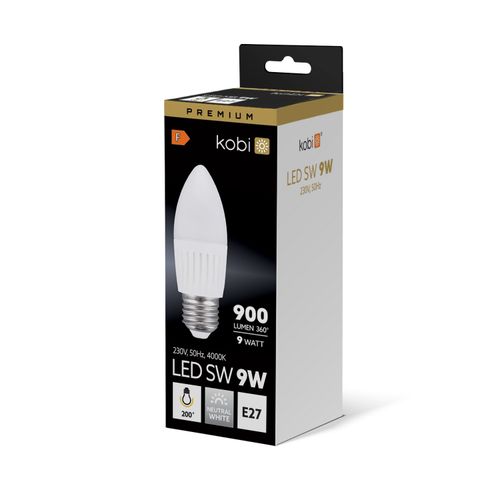 żarówka led sw 9w e27 4000k kobi premium na Arena.pl