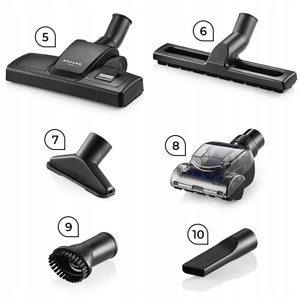 ODKURZACZ cyklonowy 4000W BEZWORKOWY TURBOSZCZOTKA FILTR HEPA 15w1 MOZ zdjęcie 6