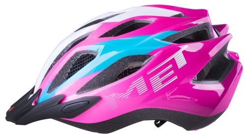 Kask MET CROSSOVER Unisize różowo-niebieski 2016 na Arena.pl