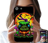 ETUI DO IPHONE 5 / 5S / 5C - WIEDŹMA KOCIOŁEK RÓŻDŻKA HALLOWEEN SZKŁO