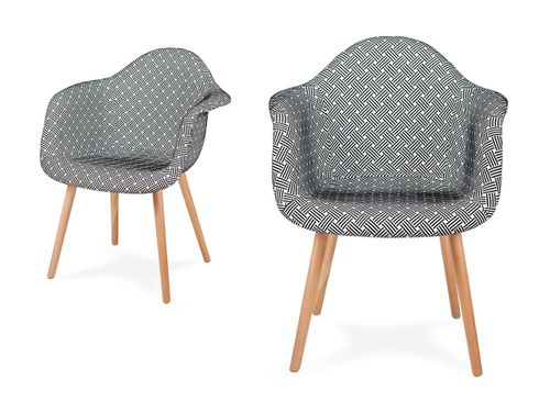 Fotel PLUSH splot - podstawa bukowa na Arena.pl