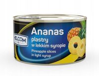 Helcom Ananas plastry w lekkim syropie 227g