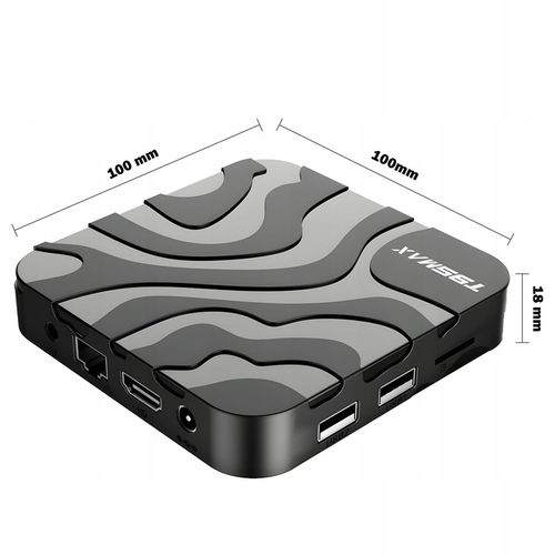 SMART TV BOX ANDROID 9 64BIT 6K WIFI 802.11N HDR + PILOT WEJŚCIE LAN na Arena.pl