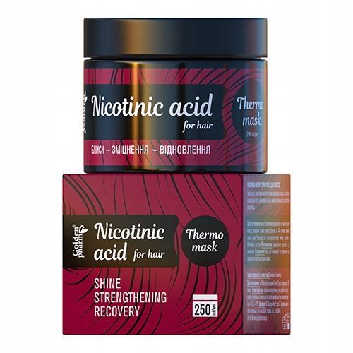 KWAS NIKOTYNOWY NIACYNA MASKA TERMICZNA AKTYWATOR WZROSTU WLOSÓW 250 ml na Arena.pl