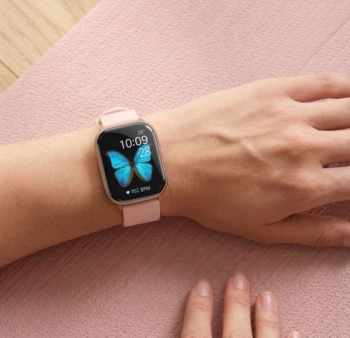 smartwatch gravity różowy pasek + bransoleta gt43-1 na Arena.pl