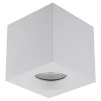Nasufitowa punktowa lampa Parana 10719 IP44 do sypialni kwadratowa biała