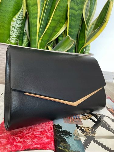 CZARNA torebka kopertówka wizytowa wesele komunia ślub na Arena.pl