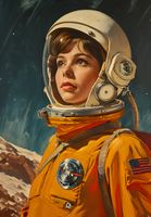 Plakat 68x98cm Pionierka Kosmosu
