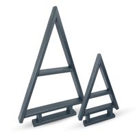 be4nature Choinka sosnowa ozdoba świąteczna Antracyt zestaw 2 szt.