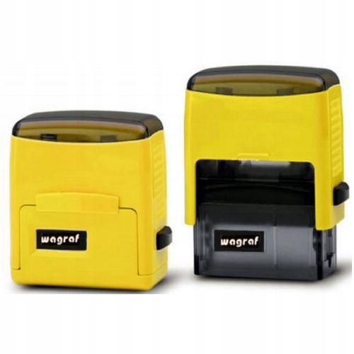 Pieczątka wagraf 4 firmowa LOGO Biurowa 6-7 linii tekstu kolory zatyczka na Arena.pl