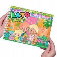 Książka Układanka Lato II w Toca Boca HIT 2025 Prezent dla dziecka 3+ Gra