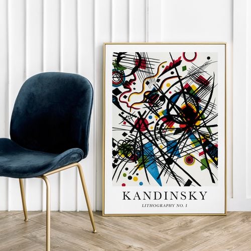 Plakat cyfrowy do wydruku kandinsky na Arena.pl
