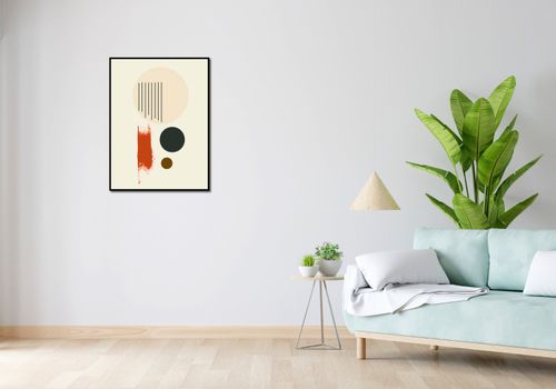 Plakat 60x80cm Symetryczna Struna na Arena.pl