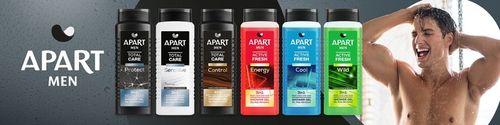 Apart Żel pod Prysznic Męski 3w1 Mix Zestaw 5x500 na Arena.pl