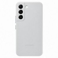 etui samsung ef-vs901lj s22 s901jasnoszary/light gray leather cover