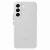 etui samsung ef-vs901lj s22 s901jasnoszary/light gray leather cover