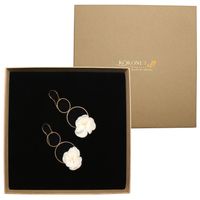 Kolczyki delikatne kwiatowe BEGONY gold KOKONET 6-0012