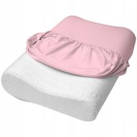 POSZEWKA NA PODUSZKĘ ORTOPEDYCZNĄ PROFILOWANĄ MEMORY UNIWERSALNA RÓŻOWA