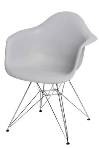 Krzesło p018 pp light grey, chrom nogi hf na Arena.pl