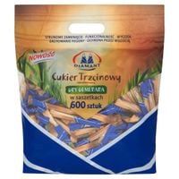Diamant Dry Demerara Cukier trzcinowy nierafinowany w saszetkach 3 kg