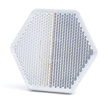 Odblask przyklejany biały przód 1202 zdjęcie 1