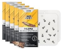SILNA PUŁAPKA LEPOWA ŚRODEK LEP NA MOLE SPOŻYWCZE KUCHENNE (10 SZT) NO PEST