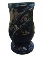 Wazon na nagrobek z wkładem ~ ciężki, trwały ~ odporny na warunki ~ 3,5 kg