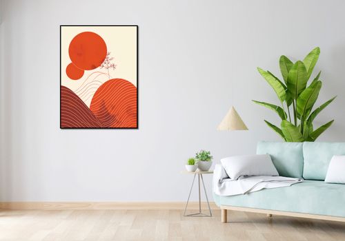 Plakat 75x100cm Ciepło Czerwieni na Arena.pl