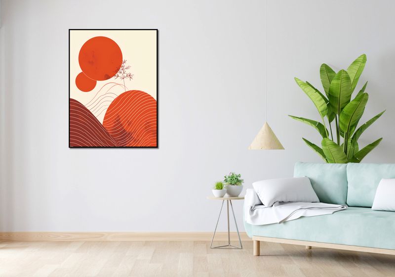 Plakat 75x100cm Ciepło Czerwieni zdjęcie 4