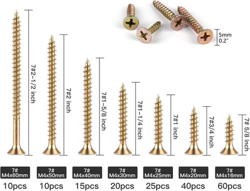 Wkręty M4 ocynk 180 szt samogwintujące karton-gips na Arena.pl